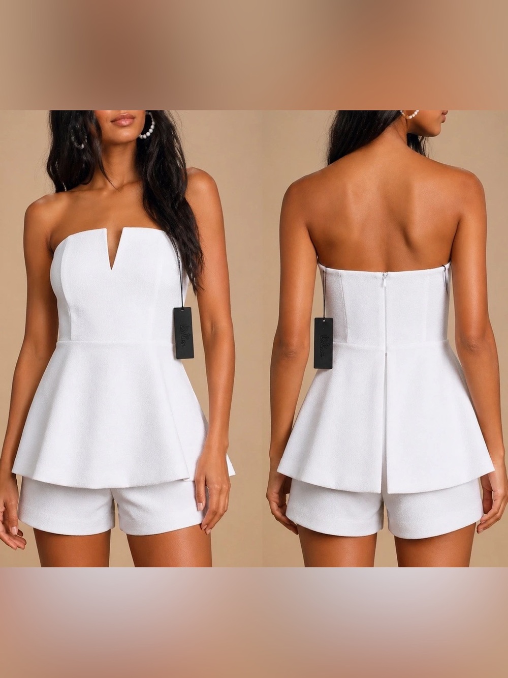 Lulus strapless romper - Picture 5 of 5